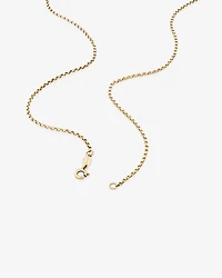 50cm (20") 1mm-1.5mm Width Diamond Cut Belcher Chain in 18kt Yellow Gold