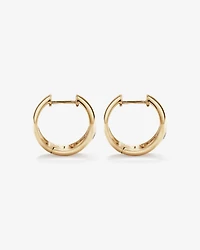 0.24 Carat TW of Laboratory-Grown Round Brilliant Diamond Huggie Earrings in 10kt Yellow Gold