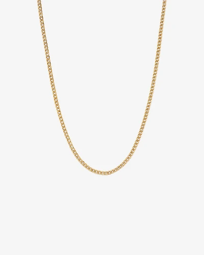 45cm (22") 4.5mm-5mm Width Curb Chain in 10kt Yellow Gold