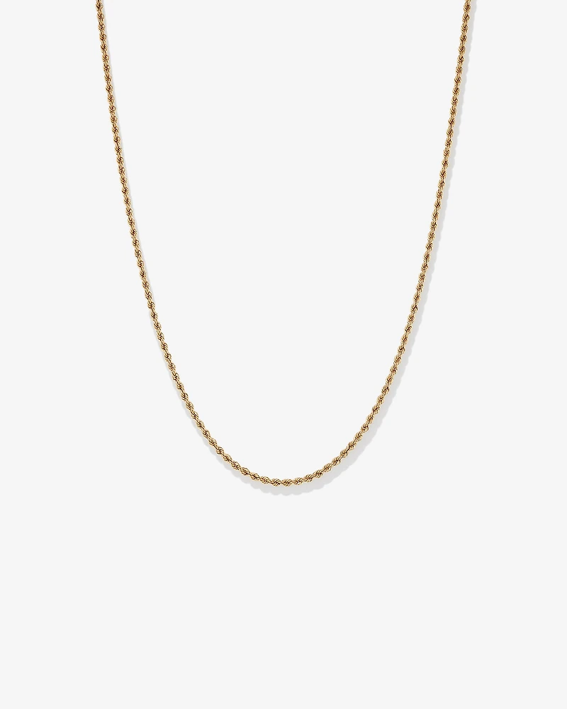 Chaîne cordelette de 50 cm en or jaune 10 K