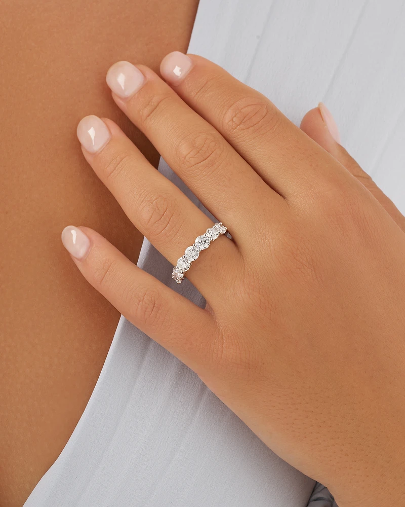 2.00 Carat TW Round Brilliant Laboratory-Grown Diamond Wedding Ring in 14kt Gold