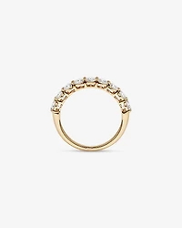 1.30 Carat TW Round Brilliant Laboratory-Grown Diamond Wedding Ring in 14kt Yellow Gold