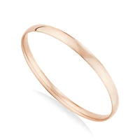 65mm Round Bangle in 10kt Rose Gold
