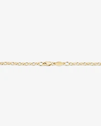 55cm (22") Oval Belcher Chain in 10kt Yellow Gold