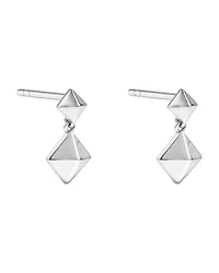 Boucles d’Oreilles Pendantes Signature Connect en Argent Sterling