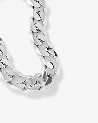 Bracelet Gourmette de 13mm en Argent Sterling