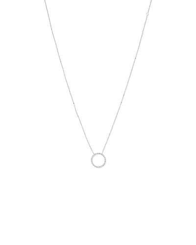 Collier de cercle de diamants TW de 0,40 carat en or blanc 10 carats