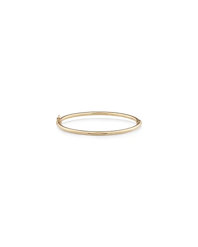 60mm Hollow Tube Bangle in 10kt Yellow Gold