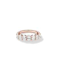 2.00 Carat TW Oval Laboratory-Grown Diamond Wedding Ring in 14kt Rose Gold