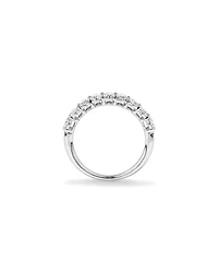 1.17 Carat TW Oval Laboratory-Grown Diamond Wedding Ring in 14kt White Gold