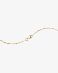 "G" Initial Necklace with 0.10 Carat TW of Diamonds in 10kt Yellow Gold