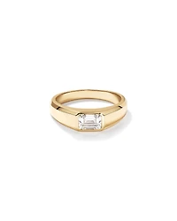 Solitaire Ring with 1.00TW  Laboratory-Grown Diamond in 14kt Yellow Gold