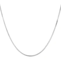 45cm (18”) 2mm-2.5mm Width Herringbone Chain 10kt Yellow Gold