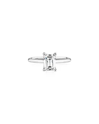 1.25 Carat TW Emerald Cut Laboratory-Grown Diamond Solitaire Engagement Ring 14kt White Gold