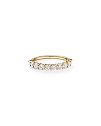 1.00 Carat TW Round Brilliant Laboratory-Grown Diamond Wedding Band in 14kt Yellow Gold