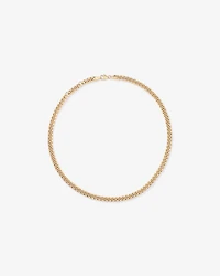 50cm (20") Round Curb Chain in 18kt Vermeil
