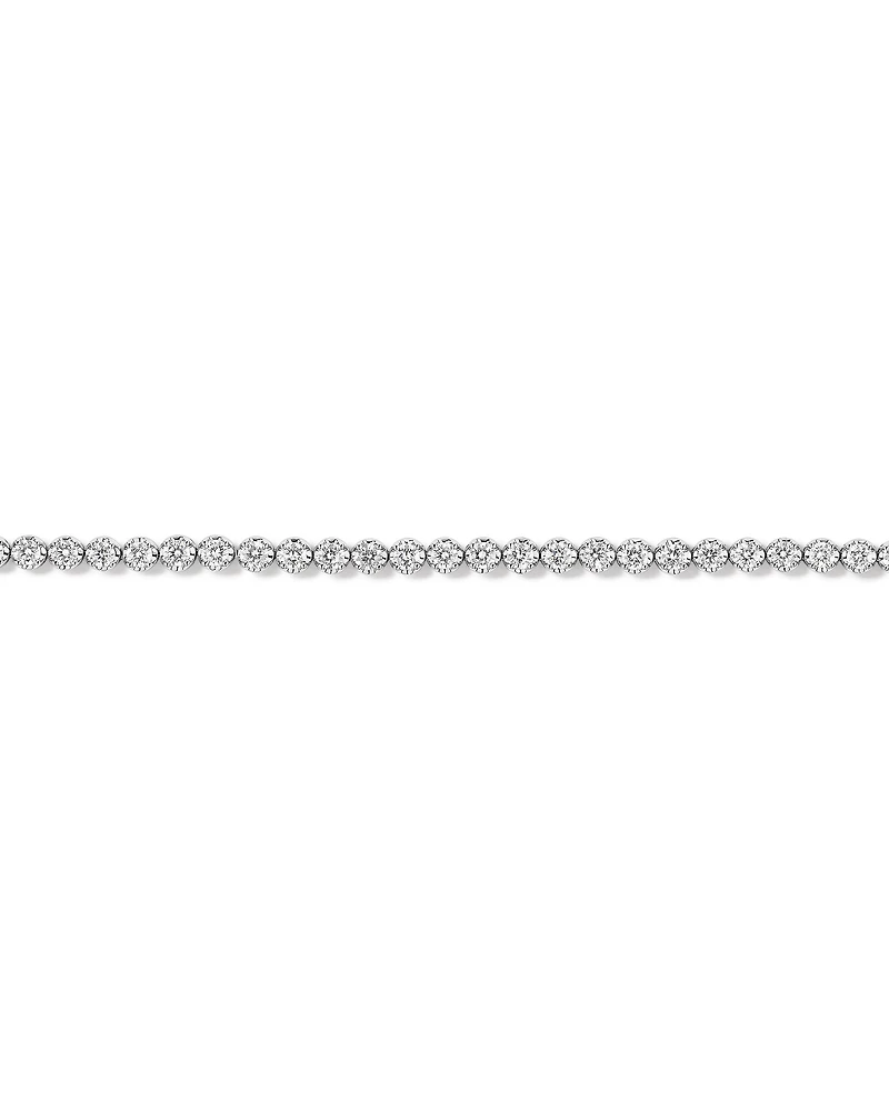 4.00 Carat TW of Laboratory-Grown Diamond Tennis Bracelet in 10kt Gold