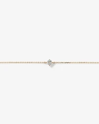 Bracelet with Aquamarine in 10kt Yellow Gold