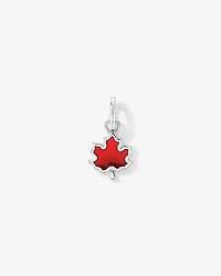 Canadian Red Maple Leaf Pendant in Sterling Silver