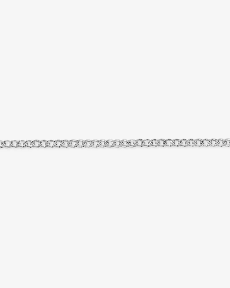 23cm (20") 2.95mm Width Semi Solid Diamond Cut Curb Bracelet in 10kt Gold