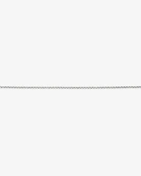 Hollow Belcher Bracelet in 10kt White Gold