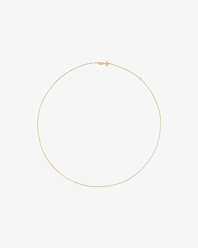 55cm (22") Solid Belcher Chain in 10kt Yellow Gold