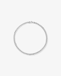 9.3mm Curb Chain in Sterling Silver