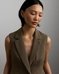 Pendentif avec initiale de la lettre B en or jaune 10 carats