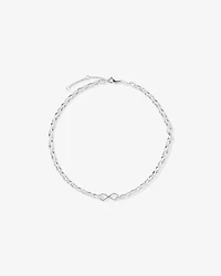 Infinity Belcher Chain in Sterling Silver
