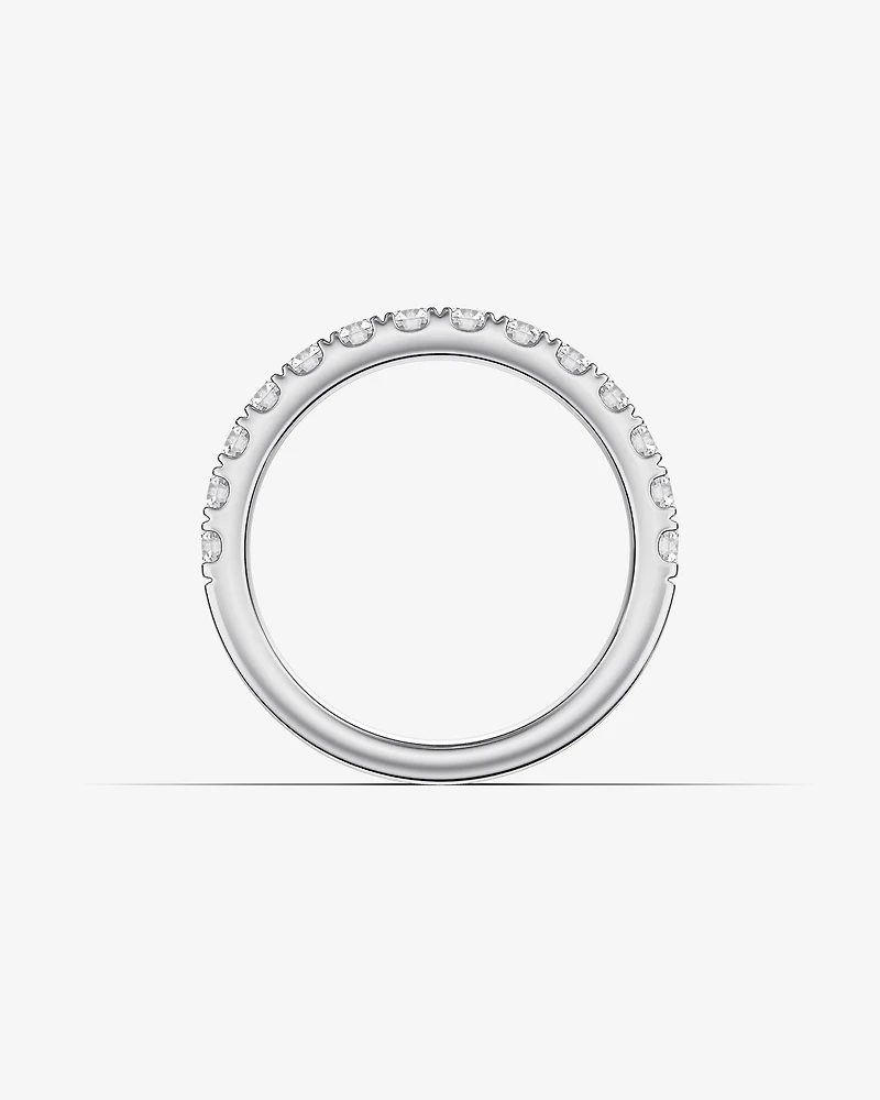 Evermore Wedding Band with 0.75 Carat TW Diamonds in 14kt White Gold