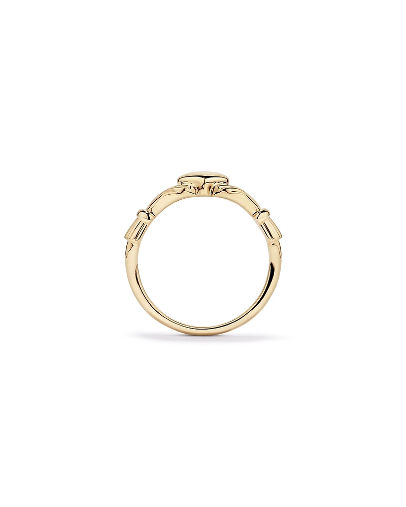 Claddagh Ring 10kt Yellow Gold