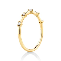Diamond Studded Ring in 10kt Yellow Gold