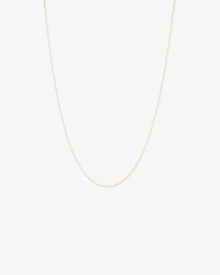 50cm (20") 1mm Width Singapore Chain in 10kt Yellow Gold