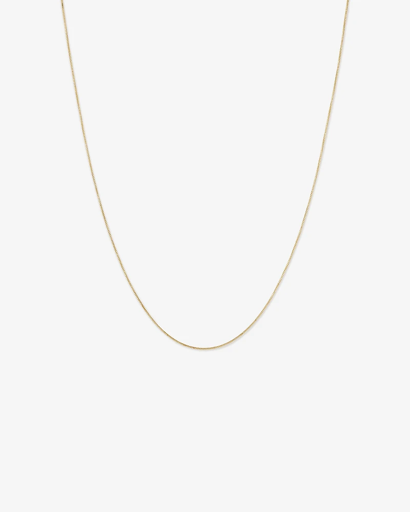 Chaîne à maille vénitienne de 45 cm en or jaune 10 K