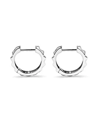 Signature Connect Huggie Earrings in Sterling Silver