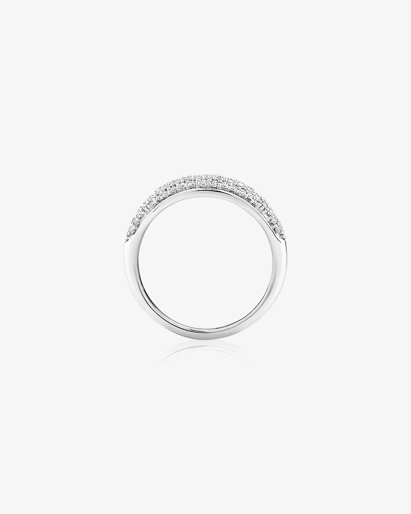 Pave Ring with 0.50 Carat TW of Diamonds in 10kt White Gold