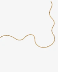 65cm (22") 4.2mm Width Semi Solid Diamond Cut Curb Chain in 10kt Yellow Gold