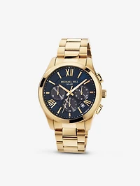 Men's Solar Chronograph Watch in Gold Tone Stainless Steel