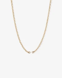50cm (20") Oval Belcher Chain in 10kt Yellow Gold