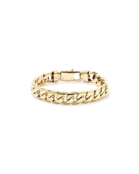 21cm (8") 11mm Curb Bracelet in 18ct Vermeil