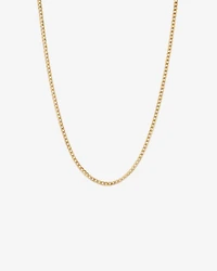 45cm (22") 4mm-4.5mm Width Curb Chain in 10kt Yellow Gold