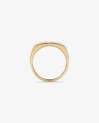 0.18 TW Black Diamond Men's Ring 10kt Yellow Gold