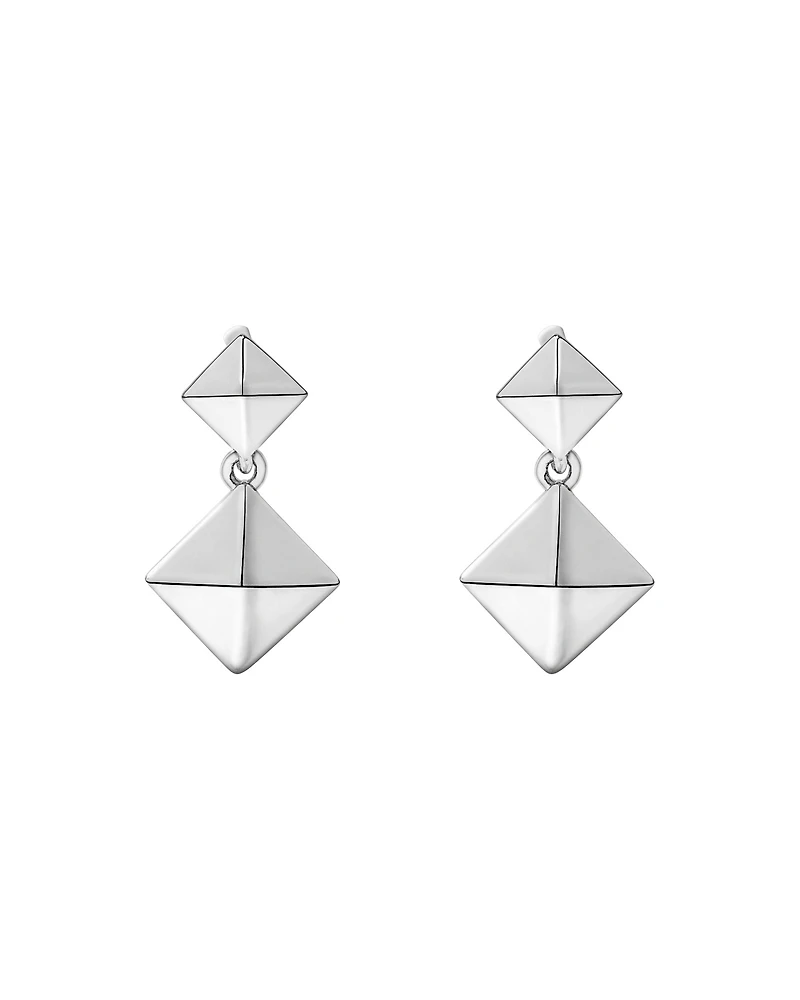 Signature Connect Drop Earrings in Sterling Silver