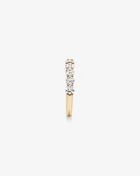 1.30 Carat TW Round Brilliant Laboratory-Grown Diamond Wedding Ring in 14kt Yellow Gold