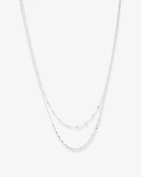 45cm Multi-Layer Bead Chain in Sterling Silver