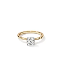 1.00 Carat TW Round Brilliant Canadian Diamond Solitaire in 18kt Yellow & White Gold