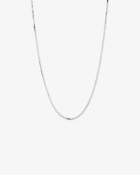 65cm (22") 3mm Width Solid Flat Bevelled Curb Chain in 10kt Gold