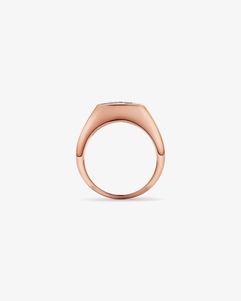 2.00TW Elongated Cushion Laboratory-Grown Diamond Ring 14kt Rose Gold