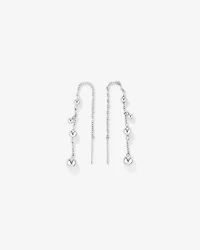 Bead Threader Earrings in Sterling Silver