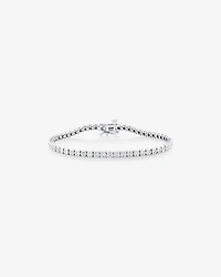 0.52 Carat TW Diamond 19cm Tennis Bracelet in Sterling Silver